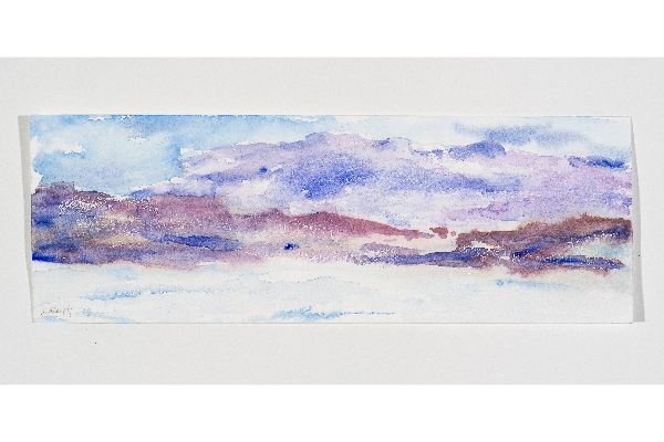 Making Space XXXVI, watercolour on Fabriano Artistico, 11x4 in.
